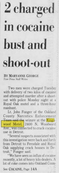 Kingswood Motel - Jan 1988 On Of Many Articles On Crime (newer photo)